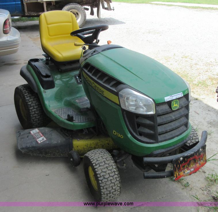 image for item AZ9116 2013 John Deere D130 lawn mower