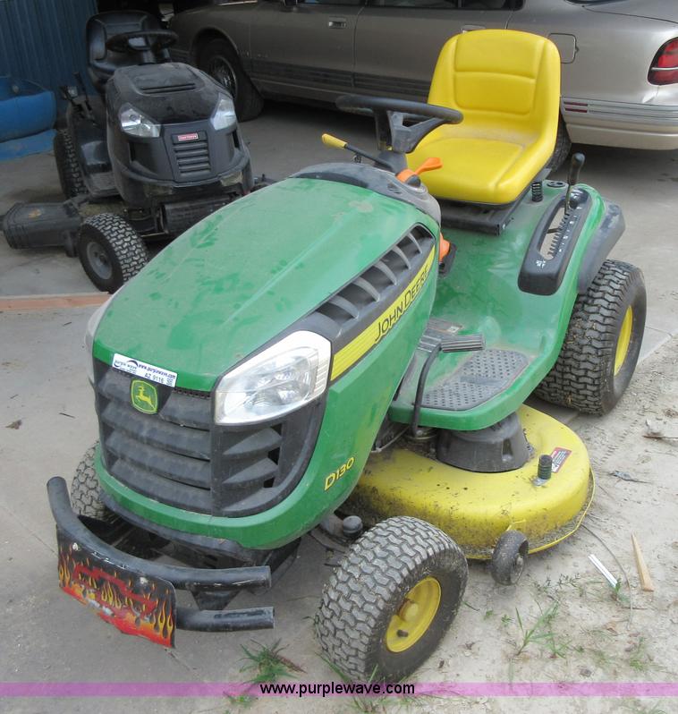 image for item AZ9116 2013 John Deere D130 lawn mower