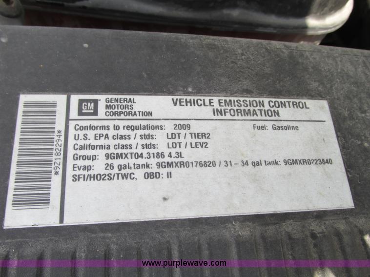 image for item B2994 2009 GMC Sierra 1500 pickup truck