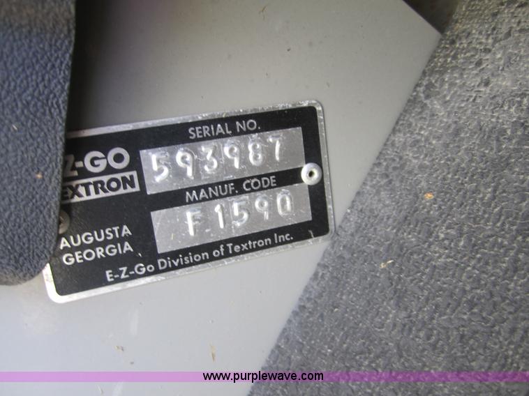 image for item BA9251 Ez-go F1590 golf cart