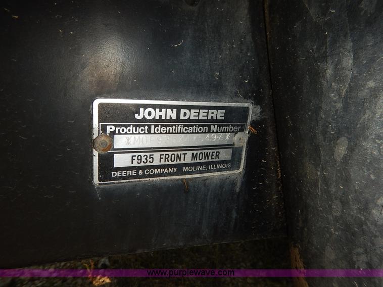 image for item BC9337 John Deere F935 lawn mower