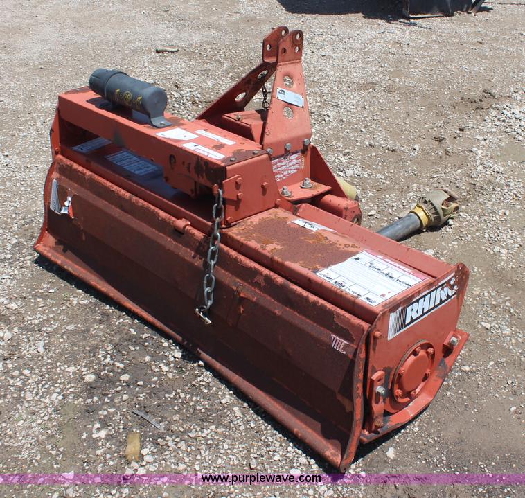 Rhino ST55 tiller in Topeka, KS Item BO9306 sold Purple Wave