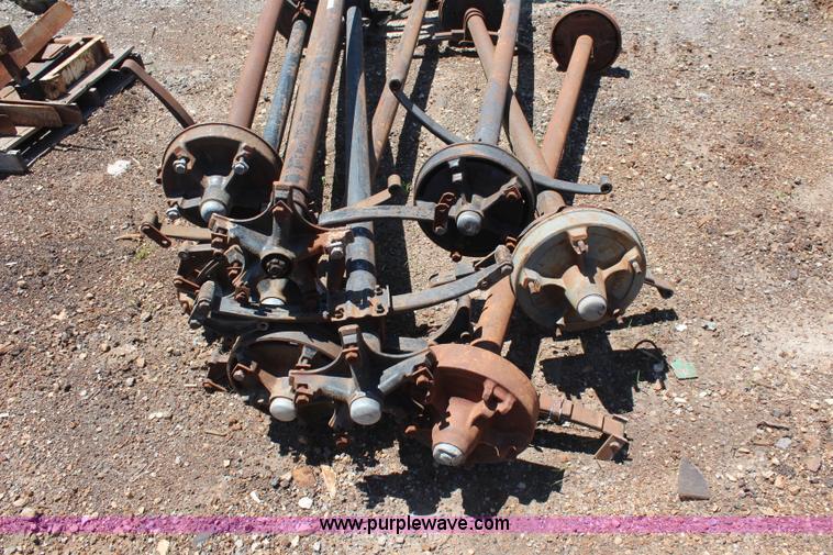 image for item BO9396 (9) assorted axles