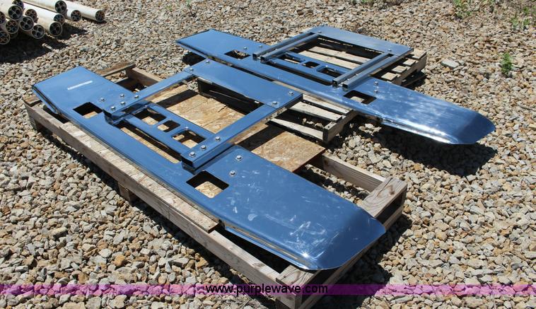 image for item BR9442 (2) chrome front bumpers