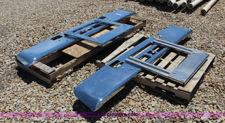 image for item BR9442 (2) chrome front bumpers