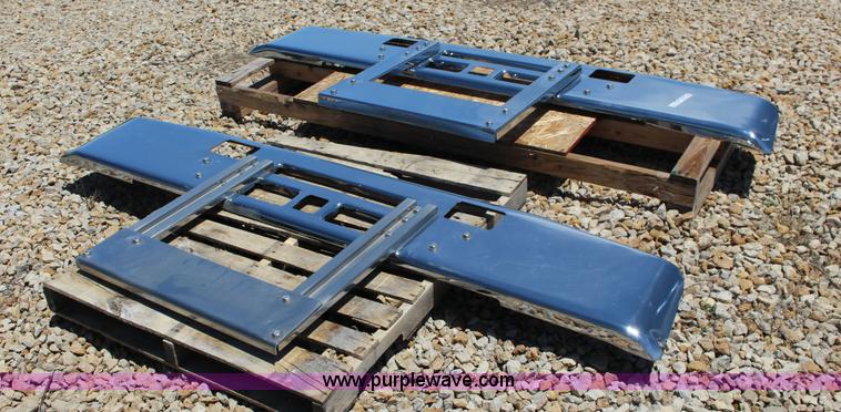 image for item BR9442 (2) chrome front bumpers