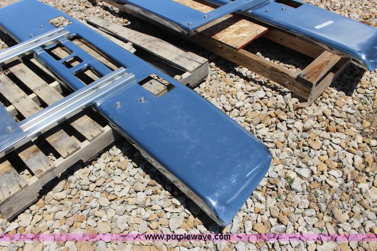 image for item BR9442 (2) chrome front bumpers