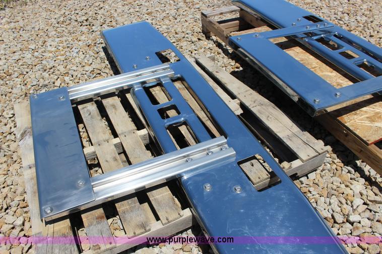 image for item BR9442 (2) chrome front bumpers