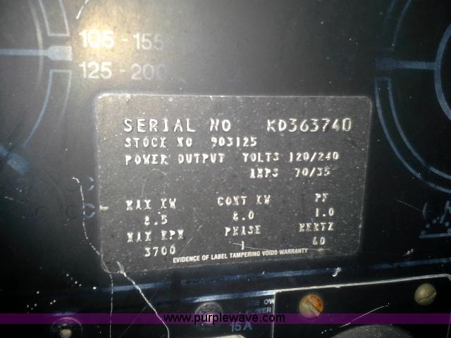 image for item BS9218 Bobcat 225G arc welder