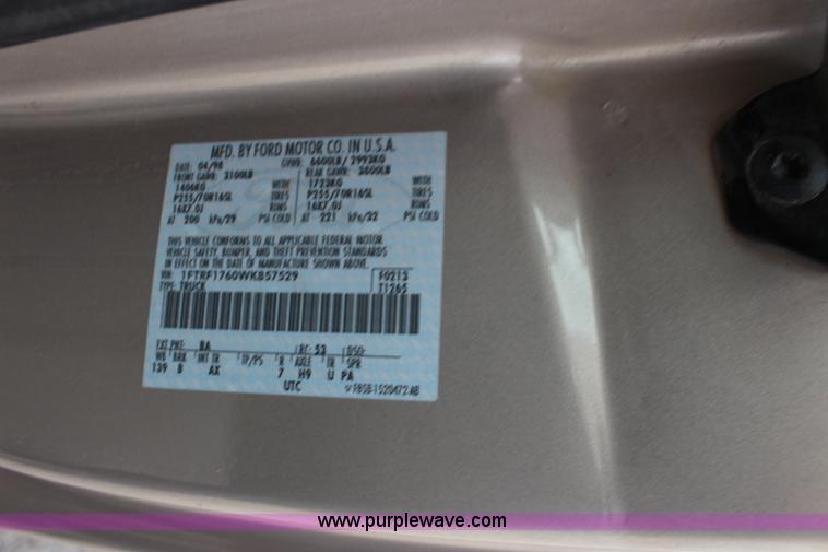 image for item F7935 1998 Ford F150 XL