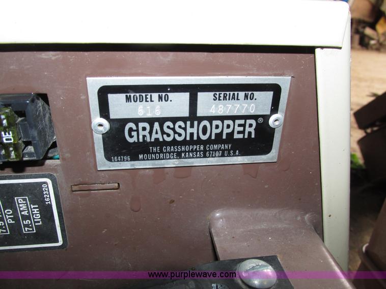 image for item H4570 Grasshopper 616 ZTR lawn mower