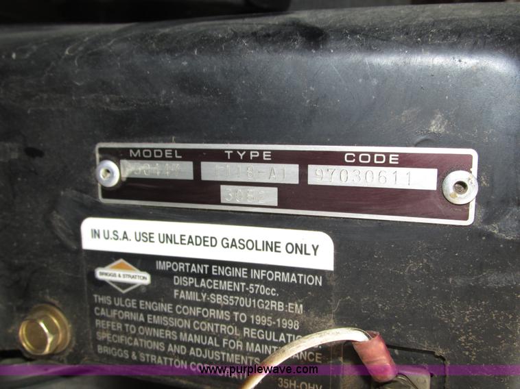 image for item H4571 Woods 6180 ZTR lawn mower