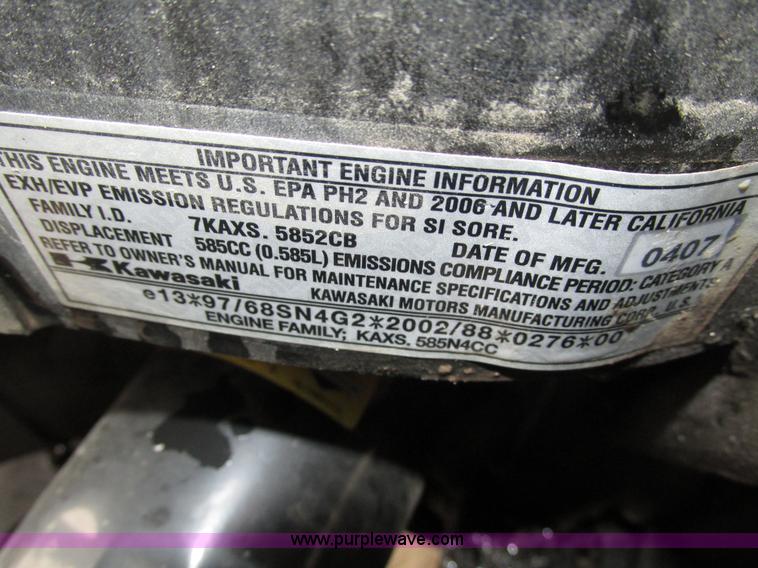 image for item H4572 2007 Gravely 148 ZTR lawn mower