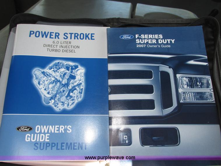 image for item H4593 2007 Ford F250 Super Duty XL SuperCab pickup truck