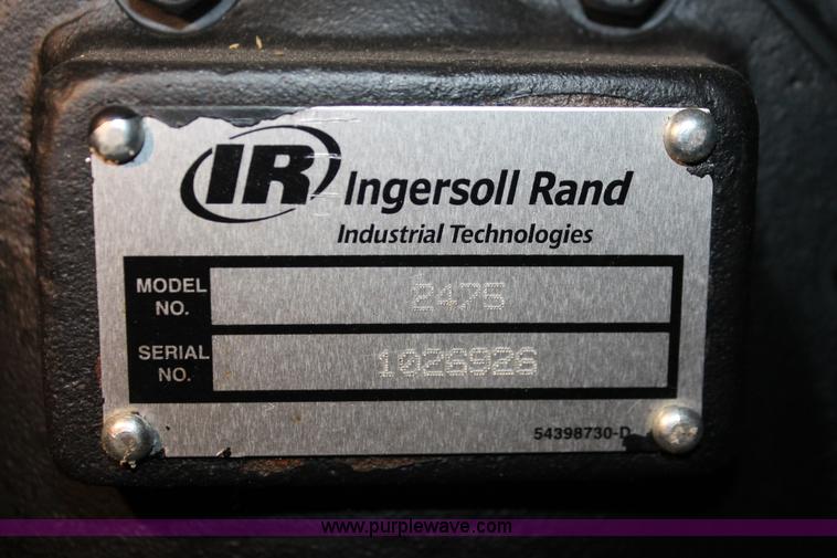image for item H8197 Ingersoll Rand 2475 air compressor