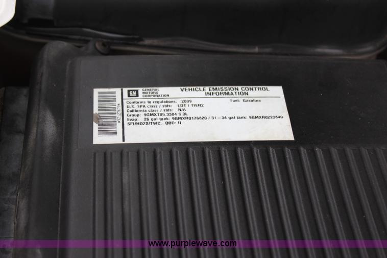 image for item I1617 2009 GMC Sierra 1500 SLE Ext. Cab pickup truck