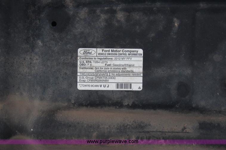 image for item I1620 2012 Ford F150 FX4 SuperCrew pickup truck