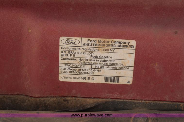 image for item I1642 2008 Ford F150 SuperCab pickup truck