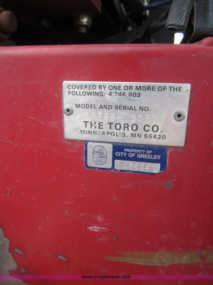 image for item I2107 Toro 325D lawn mower