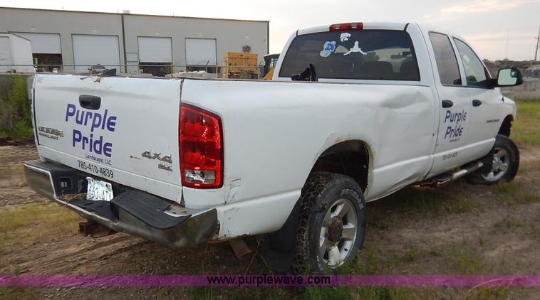 image for item J3798 2003 Dodge Ram 2500 HD SLT Quad Cab pickup truck