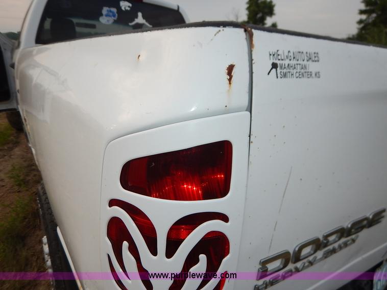 image for item J3798 2003 Dodge Ram 2500 HD SLT Quad Cab pickup truck