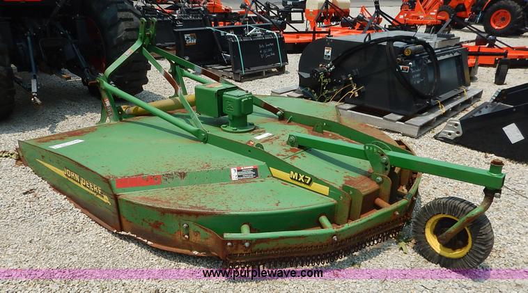 image for item J3812 John Deere MX7 lawn mower