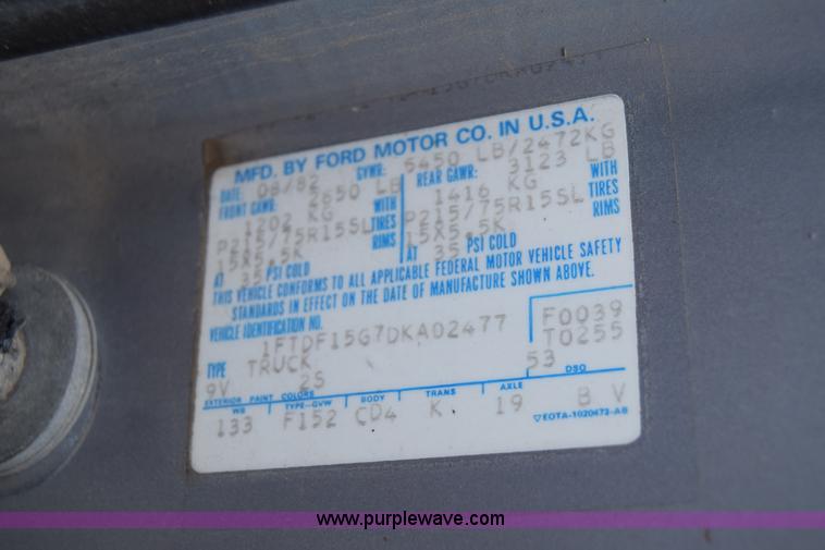 image for item J6620 1983 Ford F150 pickup truck