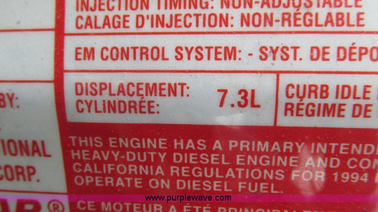 image for item J8535 1995 International 4700LPX box van