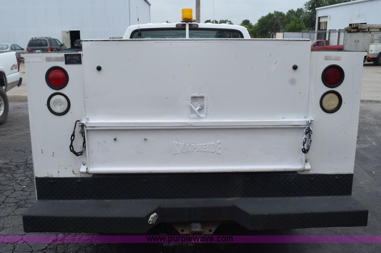 image for item K6112 1994 Ford F350 XL Crew Cab utility truck