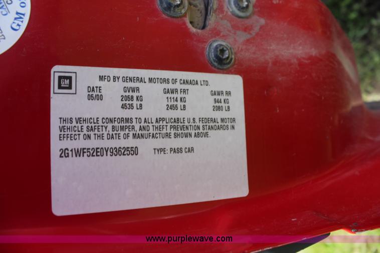 image for item K6974 2000 Chevrolet Impala