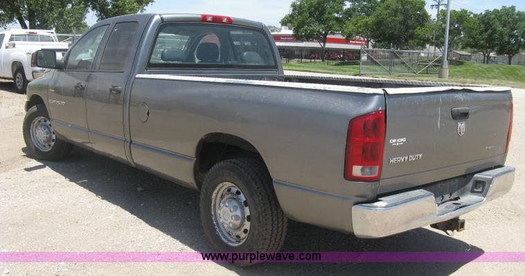 image for item K8649 2005 Dodge Ram 2500 HD Quad Cab pickup truck