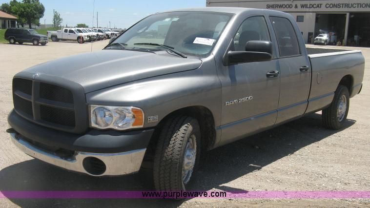 image for item K8649 2005 Dodge Ram 2500 HD Quad Cab pickup truck