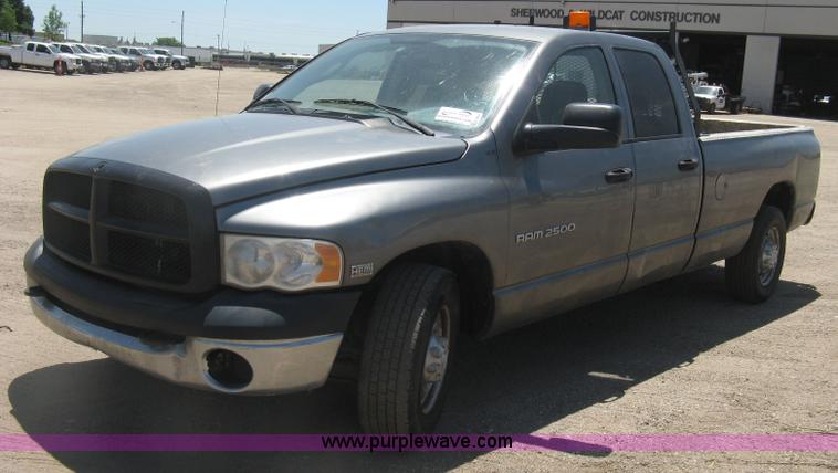 image for item K8654 2005 Dodge Ram 2500 HD Quad Cab pickup truck