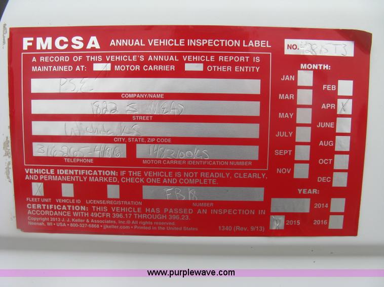 image for item K8677 1997 Ford F450 Super Duty flatbed truck