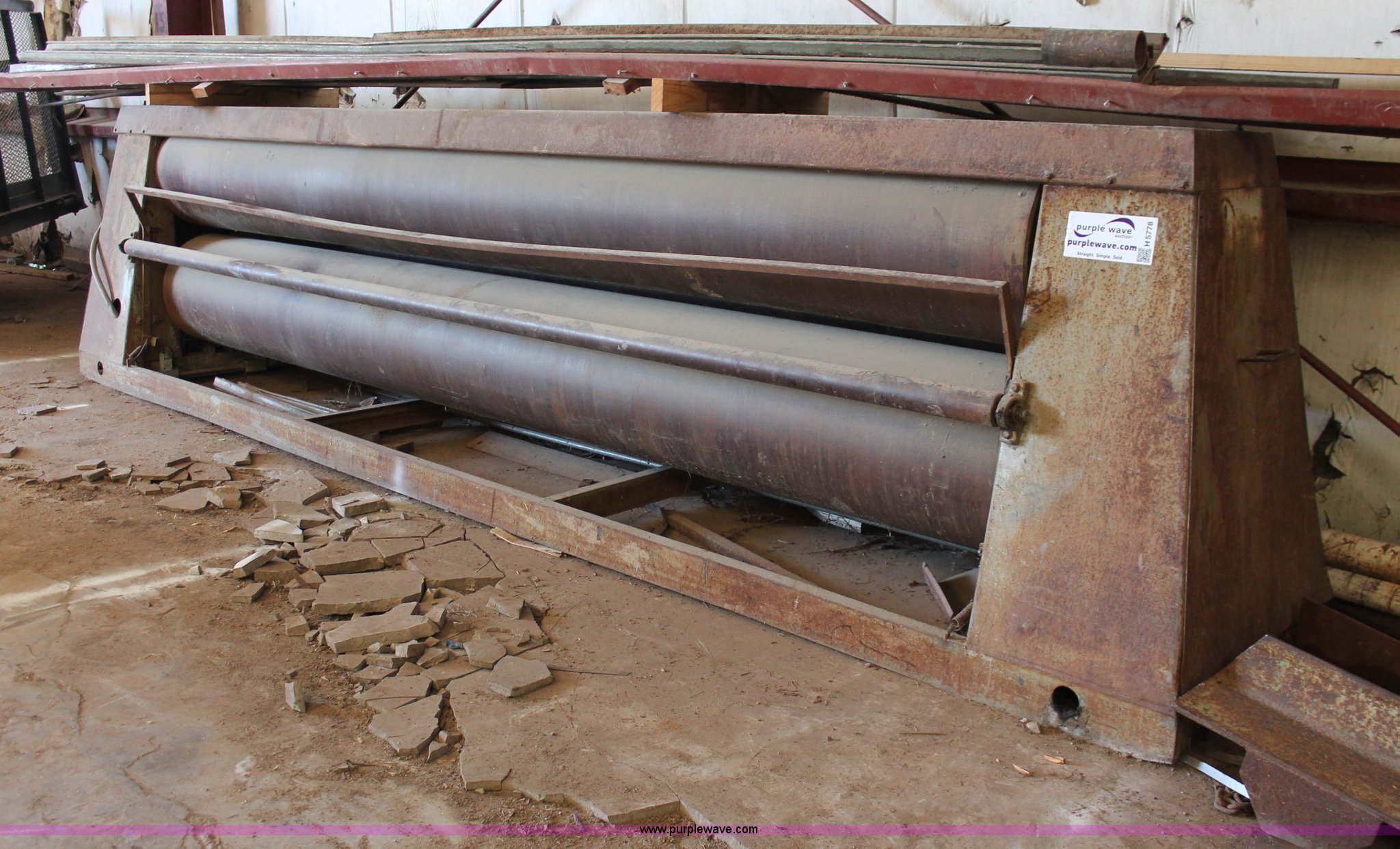 Clary 385 finish roller press in Oklahoma City, OK Item H5778 sold Purple Wave