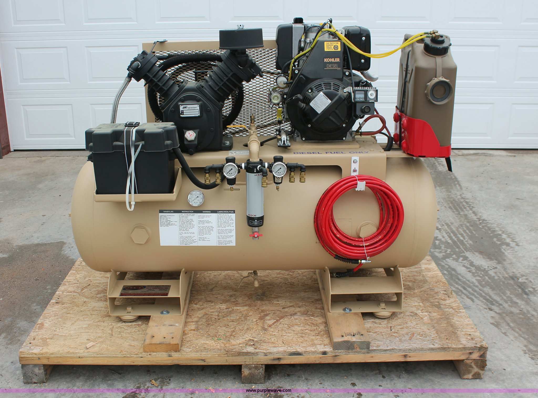 Ingersoll Rand 2475 air compressor in Norman, OK | Item H8197 sold