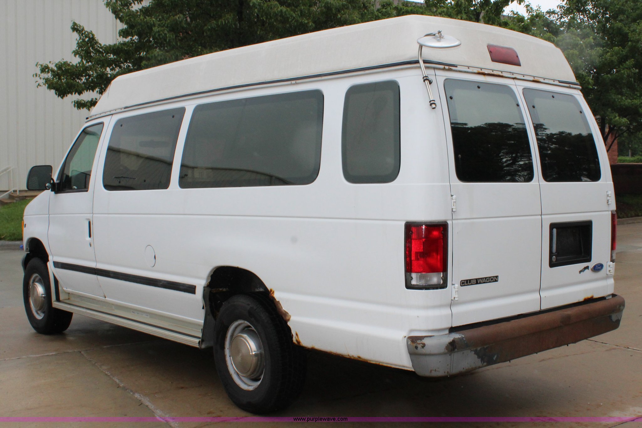 1997 Ford Club Wagon Super van in Olathe, KS Item J5905 sold Purple