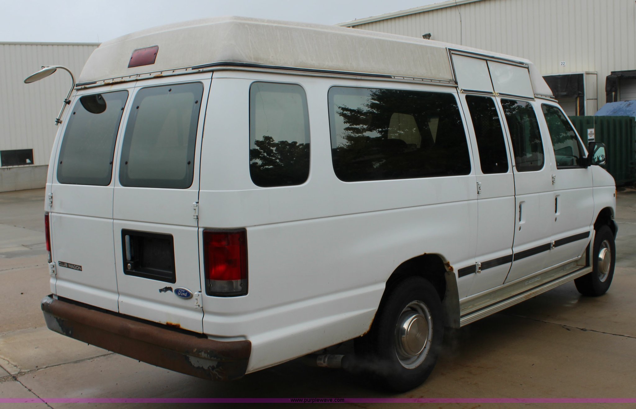 1997 Ford Club Wagon Super van in Olathe, KS Item J5905 sold Purple