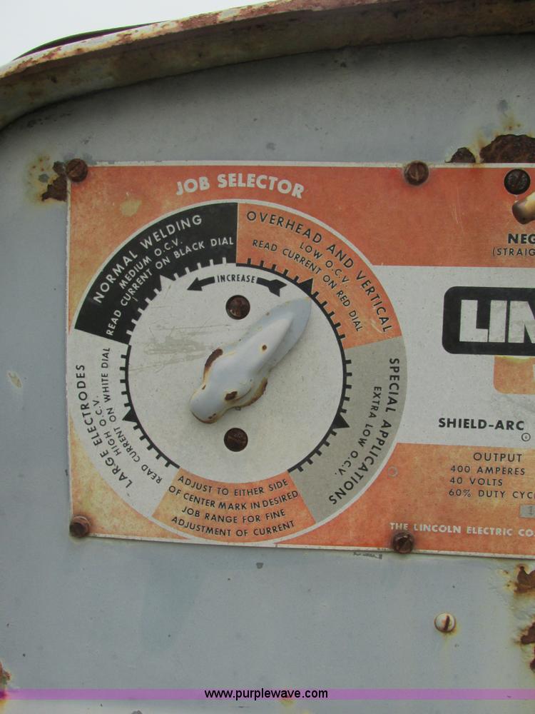 image for item BS9141 Lincoln SAE400-2056 DC welder