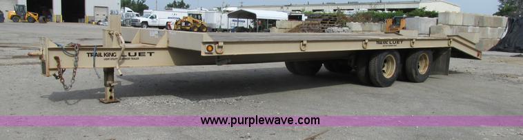 image for item BS9185 2011 Trail King TK24LP262 equipment trailer