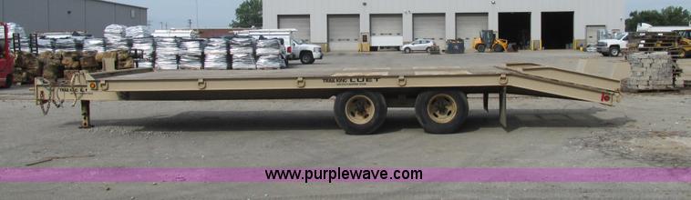 image for item BS9185 2011 Trail King TK24LP262 equipment trailer
