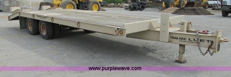 image for item BS9185 2011 Trail King TK24LP262 equipment trailer