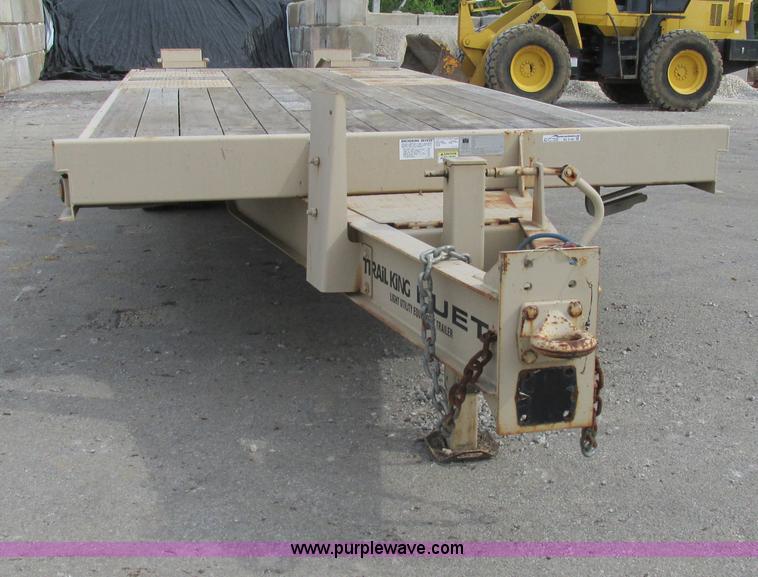 image for item BS9185 2011 Trail King TK24LP262 equipment trailer