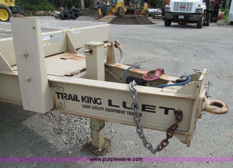 image for item BS9185 2011 Trail King TK24LP262 equipment trailer