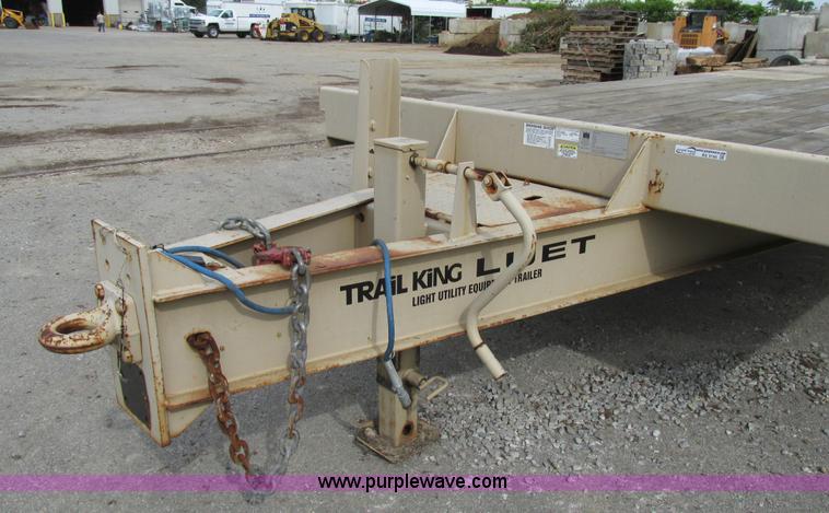 image for item BS9185 2011 Trail King TK24LP262 equipment trailer