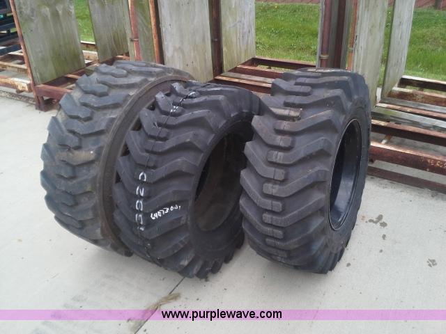 image for item BS9193 (3) skid steer tires
