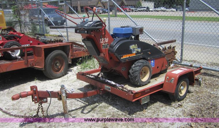image for item D2500 2001 Ditch Witch 1230H walk-behind trencher