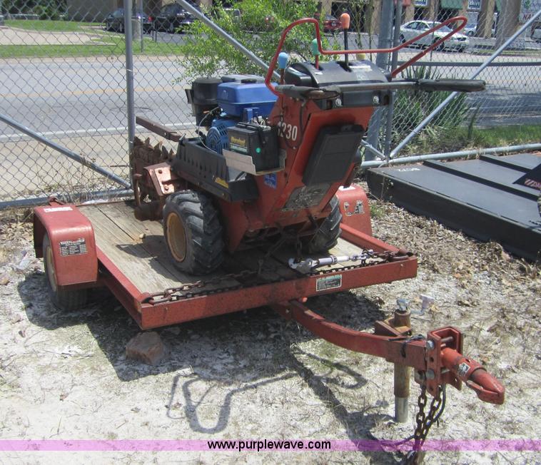 image for item D2500 2001 Ditch Witch 1230H walk-behind trencher