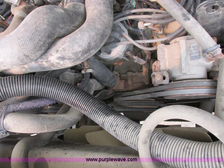 image for item H3268 1991 Ford F800 crane truck with Hi-Rail/Road Rail