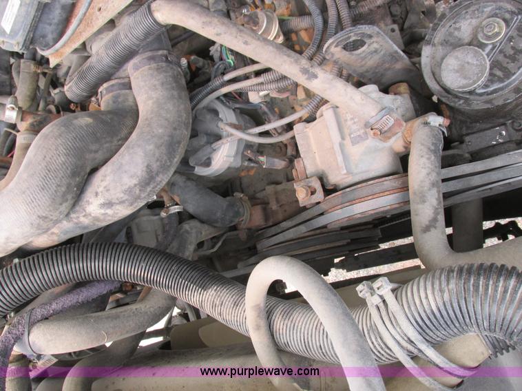 image for item H3268 1991 Ford F800 crane truck with Hi-Rail/Road Rail